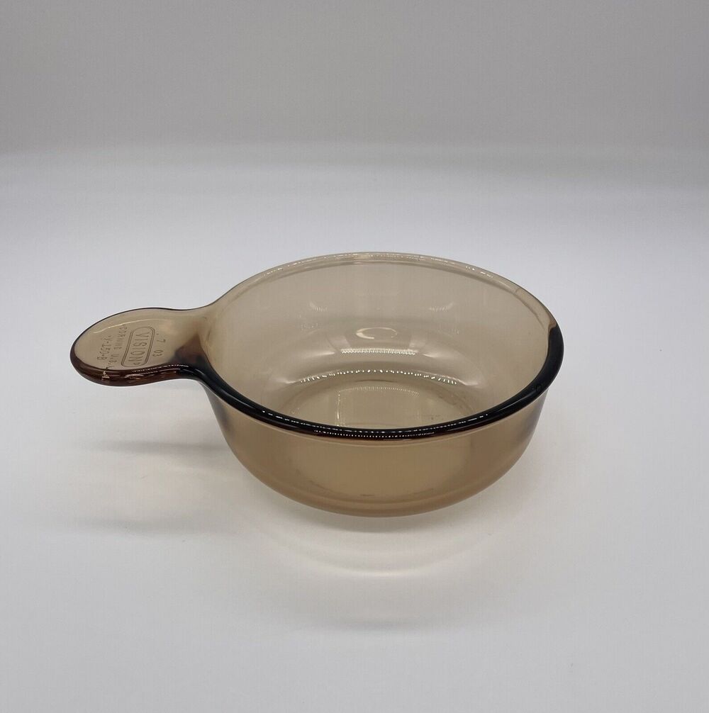 Vintage Visions Amber Grab it Heat n Eat Bowl without Lid V-150-B